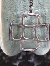 Anhänger Silber David Andersen Norwegen  Kette 925 Silber  R.K. sign.