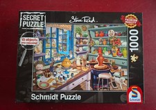 Puzzle SECRET Künstler-Atelier 1000 komplett Schmidt Sammlung Paket