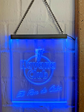 Neon-Werbeschild Havana Club, neuwertig, Farbwechsel
