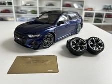 Audi RS6-R ABT Avant 2020 Navarra Blue 1:18 Polar Master LJM Modellauto OVP