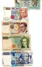 SET SET SERIE 5 BANKNOTEN