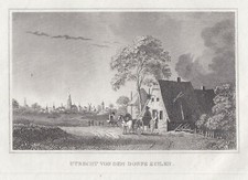 Niederlande Utrecht Original Kupferstich Strahlheim 1835