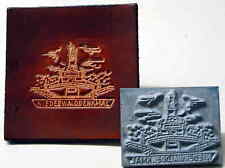 NIEDERWALDDENKMAL Stempel LEDER Prägen PRÄGEWERKZEUG Prägestempel UNIKAT Metall