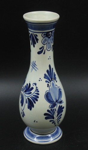 Delft blau blumenvase - delft,