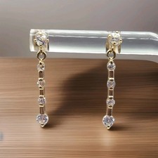 Vintage 14K Gelbgold weiße