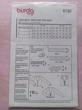 Bluse  Burda Schnittmuster 6120  34-44