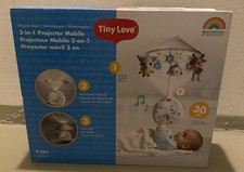 Tiny Love Baby-Mobile, Spieluhr 3-in-1 Musik-Mobile mit Nachtlicht-Projektor