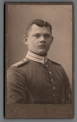 Cdv foto soldat - foto,
