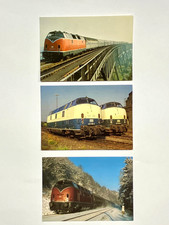 AK 3 Postkarten REIJU DEUTSCHE BUNDESBAHN ungel. DB Baureihe V 200 220/221/230