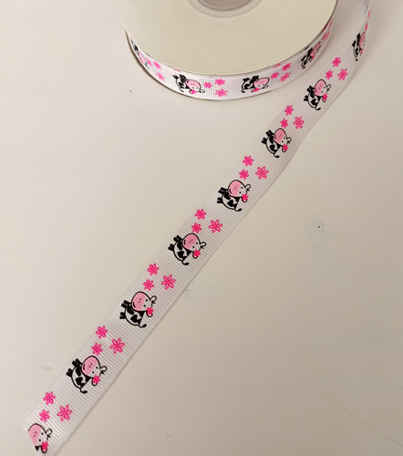 Ripsband weiß mit - 1, ripsband,