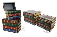 Holzkasten Aufbewahrungsbox Sammelkasten Schmuckkasten Buchattrappe 