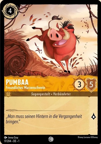 Disney lorcana pumbaa - lorcana,
