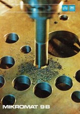 VEB Mikromat Dresden Prospekt Koordinatenbohrmaschine 9 B DDR 1981 Bohrmaschine