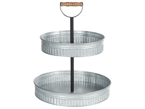 Etagere aus eisen silber - aus,