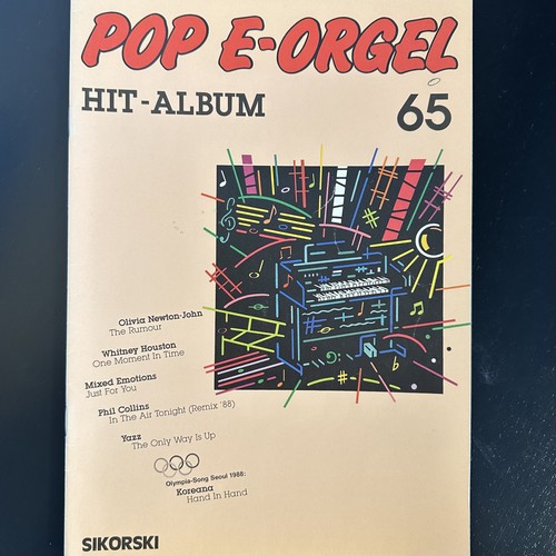 Noten pop orgel - pop, e-orgel