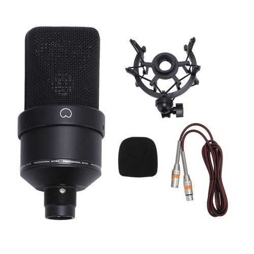 Xlr kondensatormikrofon studio - xlr,