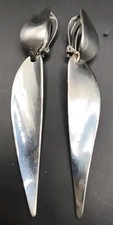 Vintage Ohrhänger Klipps Georg Jensen Silber 925 Dänemark