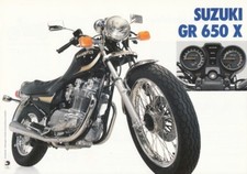 P + SUZUKI GR 650 X + Prospekt