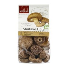 Shiitake Hüte getrocknet