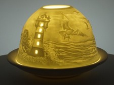 Windlicht Leuchtturm Strand