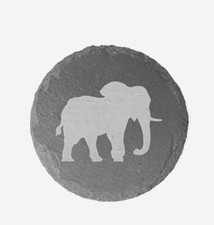 Elefant Schiefer Untersetzer