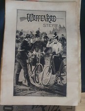 Altes Plakat Waffenrad Steyr