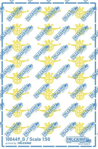 Truckmo decals daf logo - daf, 100449