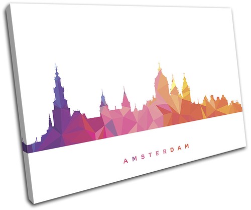 Amsterdam skyline geometric - skyline,