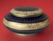 VINTAGE ROUND TCHIBO TIN CADDY