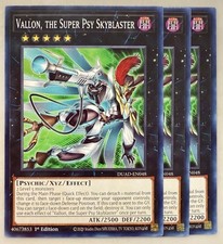 Yugioh! 3x Vallon, the Super