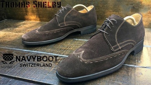 Men navyboot heels - heels, brown