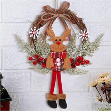 Weihnachtskranz 35cm Elch