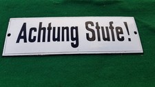 Altes Emaileschild Türschild