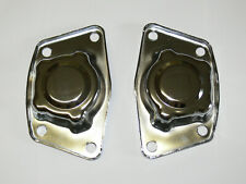 Satz Drehstabdeckel für VW Käfer Deckel Hinterachse Pendelachse  chrom  NEU