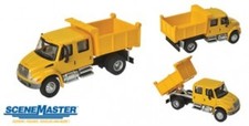 Walthers 11632 SceneMaster 4300 Crew Cab Dump Truck (Yellow)