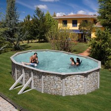 Stahlwandpool gre giant - giant, set
