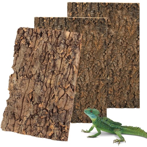 Cork bark piece - 3-piece, set