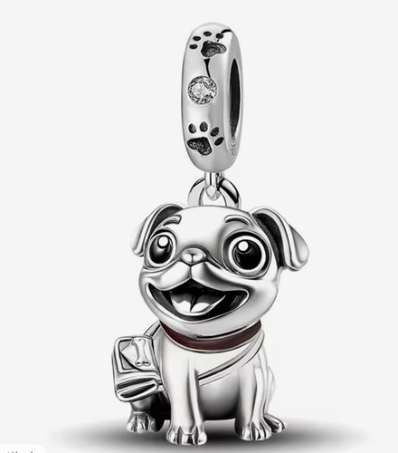 Love charm anhänger - love, mops