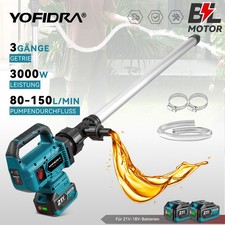  YOFIDRA® Akku Regenfasspumpe Elektrisch Öl Pumpe Wasserpumpe Tauchdruckpumpe 