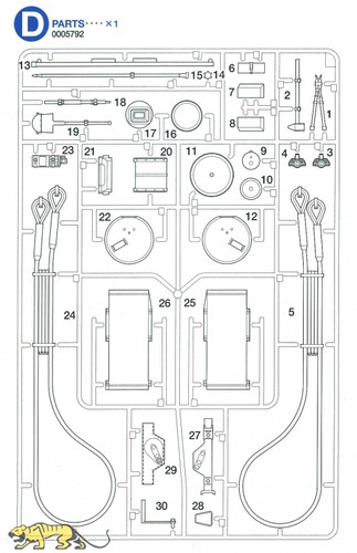Tamiya 0005792 teile - 0005792, d