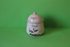 Mandarin Stoneware Vorratsdose für Mehl Mehltopf Motiv Gänse