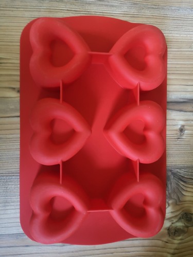 Silikon backform herz - silikon, form
