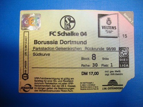 Ticket schalke 04 bvb - fc,