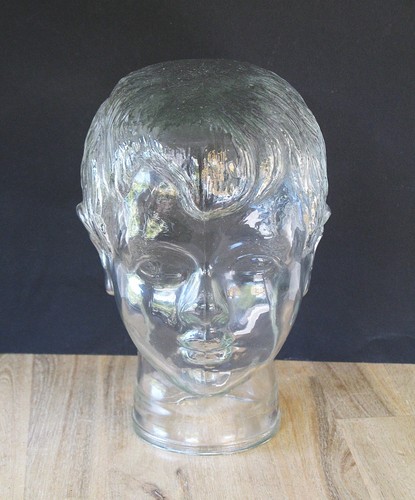 Glas kopf junge - junge/kind, 24cm