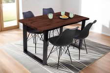 Esstisch Baumkante Holz-Optik