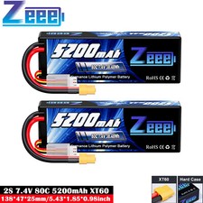 Zeee 2s lipo akku - 2x, 7,4v