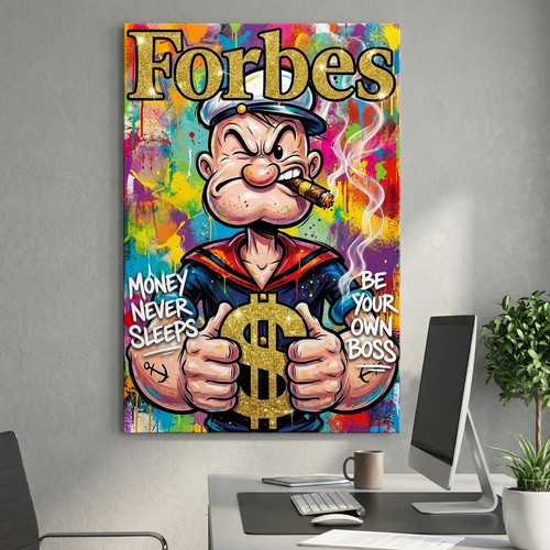 Pop art popeye seemann - art, forbes