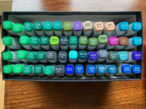 Copic verschiedene tinten - verschiedene,