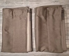 Vorhang Blickdicht / Gardinen 2er Set - 1,40m x 2,30m - Braun