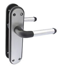 Türgriffe matt SCHWARZ - Satin Innen Hebel Riegel Marina Deluxe Modern D7